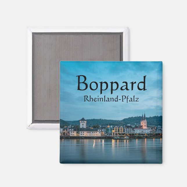 Boppard Germany Magnet (Front/Back)