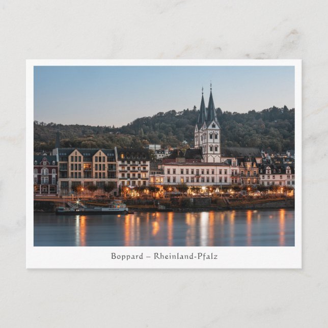 Boppard Germany Postcard (Front)