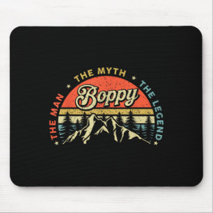 Boppy Man Myth Legend Funny Father's Day Grandpa M Mouse Pad