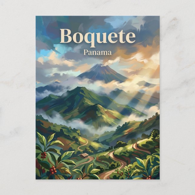 Boquete Panama Postcard (Front)