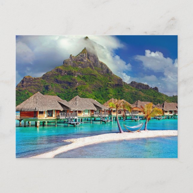 ฺBora Bora Beach Postcard (Front)
