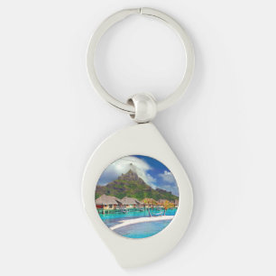Bora Bora Caribbean Island Key Ring
