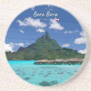 Bora Bora, French Polynesia - Beach Resort Coaster