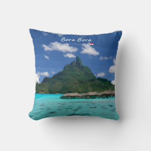 Bora Bora, French Polynesia - Beach Resort Cushion