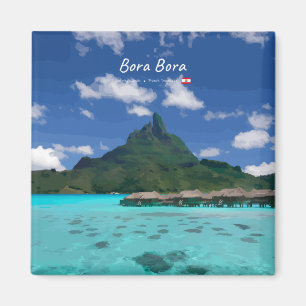 Bora Bora, French Polynesia - Beach Resort Magnet