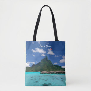 Bora Bora, French Polynesia - Beach Resort Tote Bag