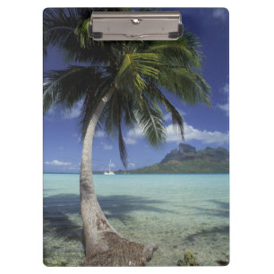 Bora Bora, French Polynesia Mt. Otemanu seen Clipboard