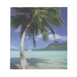 Bora Bora, French Polynesia Mt. Otemanu seen Notepad