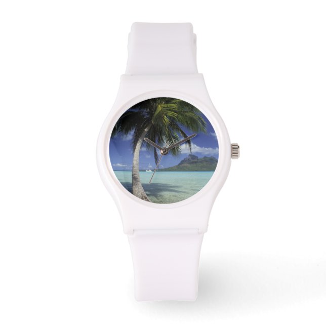 Bora Bora, French Polynesia Mt. Otemanu seen Watch (Front)