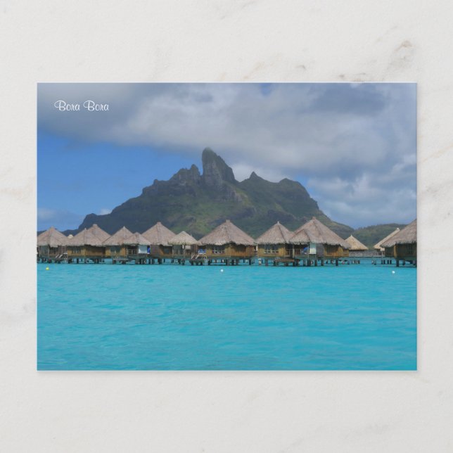 Bora Bora French Polynesia Postcard (Front)
