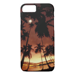 Bora Bora, French Polynesia Sunset shot through iPhone 8/7 Case