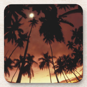 Bora Bora, French Polynesia Sunset shot through Coaster