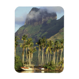 Bora Bora, French Polynesia Waterfront scene and Magnet