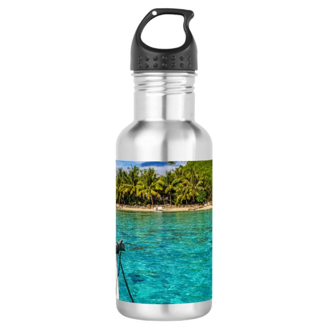 Bora Bora lagoon 532 Ml Water Bottle (Front)
