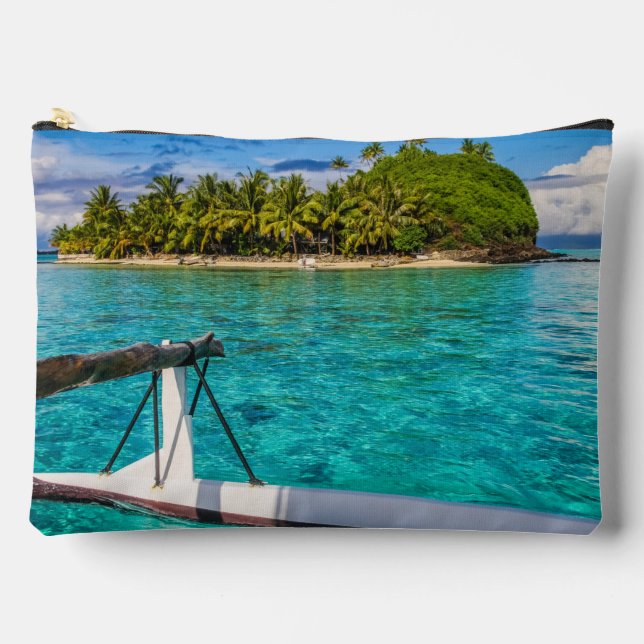 Bora Bora lagoon Accessory Pouch (Front)