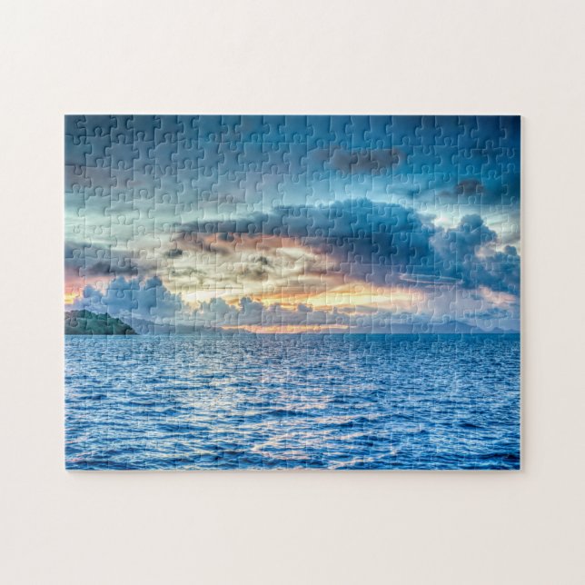 Bora Bora Ocean View Photograph Jigsaw Puzzle (Horizontal)