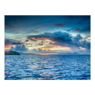 Bora Bora Ocean View Photograph Poster