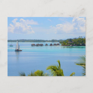 Bora Bora Paradise, Overwater Bungalow Dreams Postcard