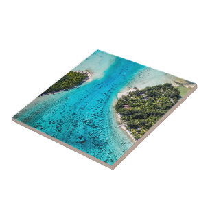 Bora Bora - Pathway To The Ocean Ceramic Tile