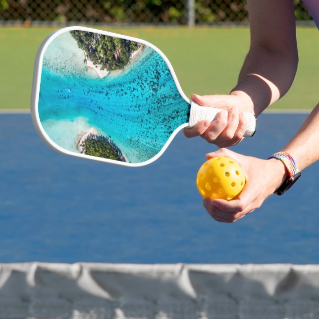 Bora Bora - Pathway To The Ocean Pickleball Paddle (Insitu)