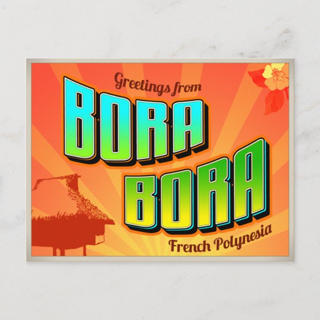 BORA BORA POSTCARD (Front)