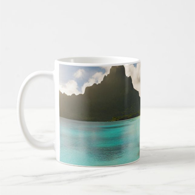 Bora Bora Postcard Coffee Mug (Left)