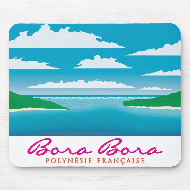 Bora Bora reef Mouse Pad (Front)
