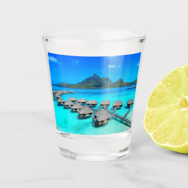 Bora Bora Shot Glass (Front)