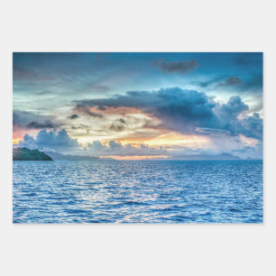 Bora-bora, South Pacific island Wrapping Paper Sheet