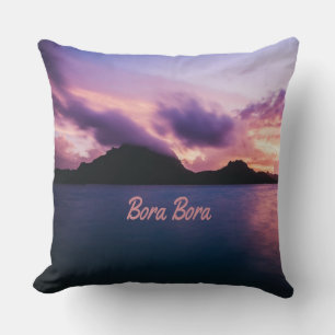 Bora Bora Suset Island Beach Cushion