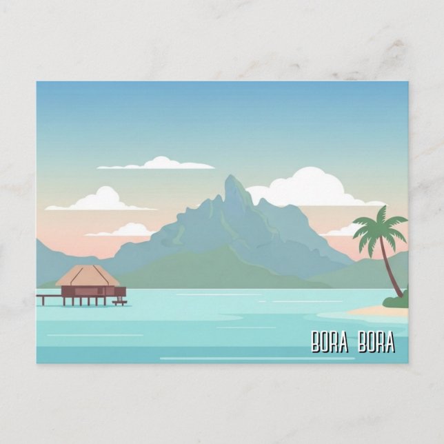 Bora Bora Travel Postcard (Front)