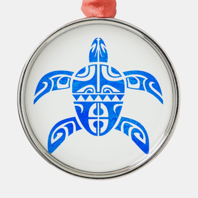 BORA BORA TURTLE METAL ORNAMENT (Front)