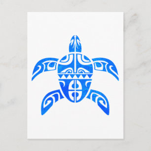 BORA BORA TURTLE POSTCARD
