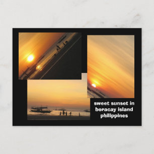 boracay island postcard