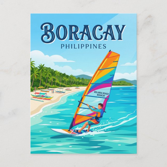Boracay Philippines Postcard (Front)