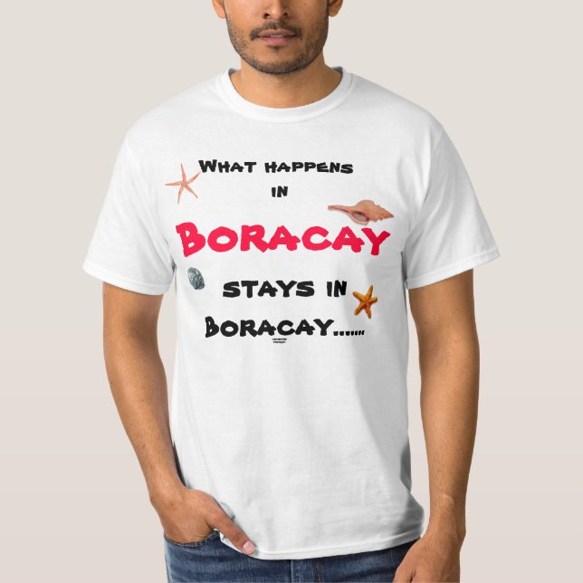 Boracay,  Philippines shirt... Pinoy T-Shirt (Front)