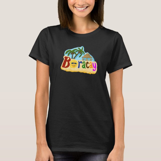 Boracay Philippines souvenir  for men women T-Shirt (Front)