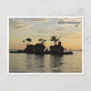 boracay willys rock postcard