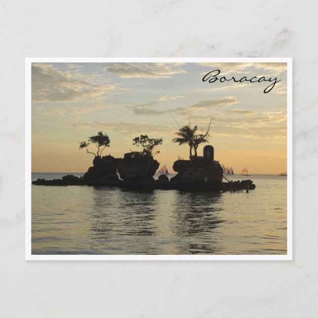 boracay willys rock postcard (Front)
