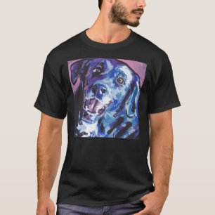 Borador Border Collie Lab Mix Bright Colourful Pop T-Shirt