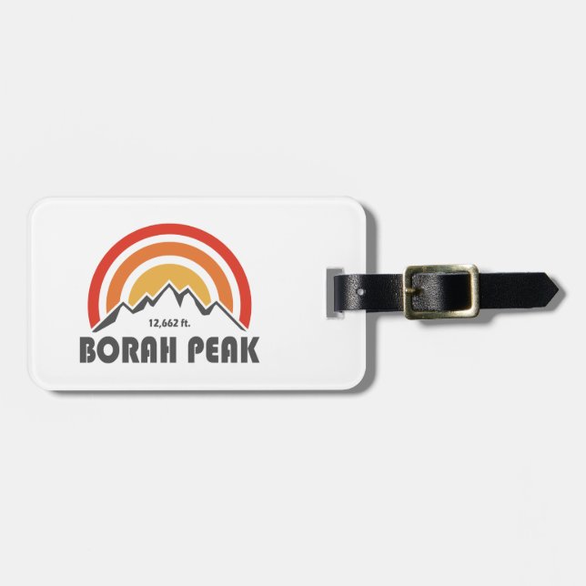 Borah Peak Luggage Tag (Front Horizontal)