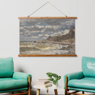 Bord de mer à Sainte-Adresse   Vintage Seascape Hanging Tapestry
