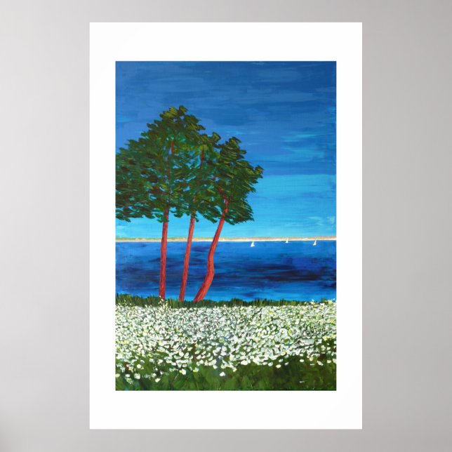 Bord de mer en Bretagne Poster (Front)