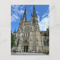 Bordeaux Cathedral, (Saint-André de Bordeaux) on a