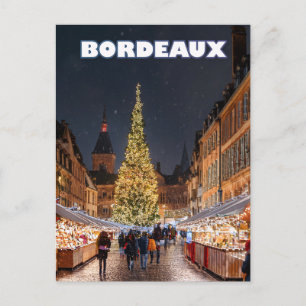 Bordeaux Christmas Charm Postcard