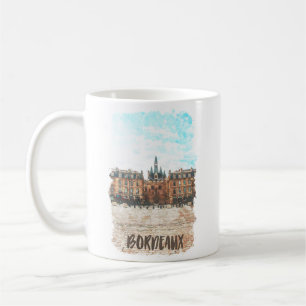 Bordeaux France Place de la Bourse Travel Coffee Mug