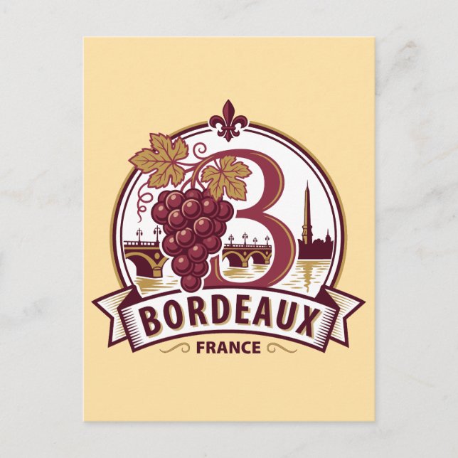 Bordeaux France Postcard (Front)