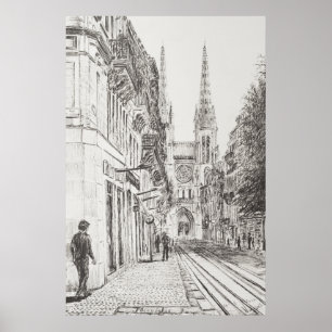 Bordeaux France. Twin spire.2010 Poster