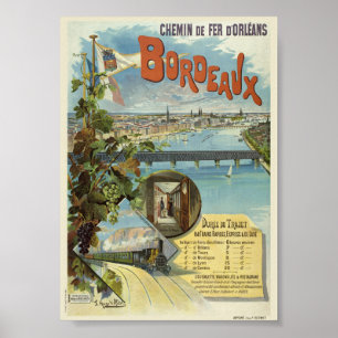 Bordeaux France Vintage Poster 1896