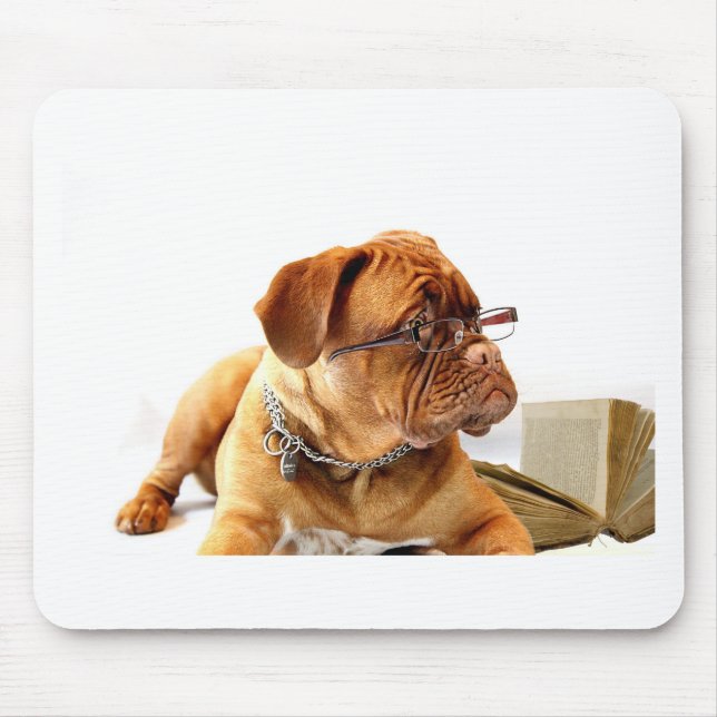 Bordeaux Mastiff, French Mastiff Bordeauxdog Gift Mouse Pad (Front)